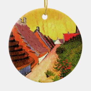 Ornamento De Cerâmica Rua em Saintes Maries por Vincent van Gogh