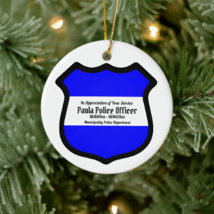 Ornamento De Cerâmica Rua. Escudo de Michael (Estilo 2) Circular