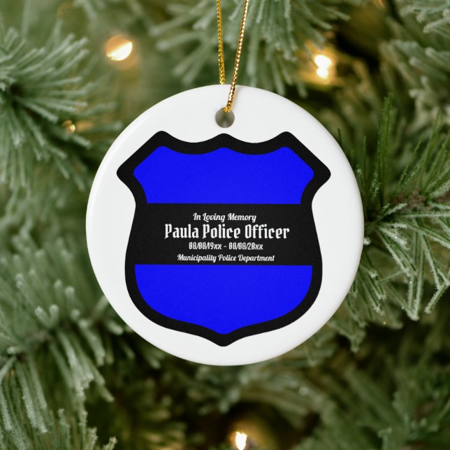 Ornamento De Cerâmica Rua. Escudo de Michael (Estilo 3) Circular (Árvore)