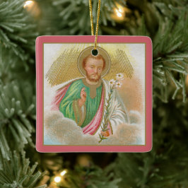 Ornamento De Cerâmica Rua. Joseph de um "Cartão de Peregrinação" (Pormen