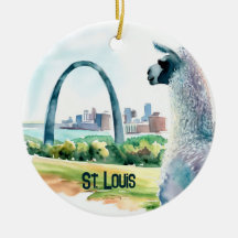 Rua Louis Arch Llama Souvenir