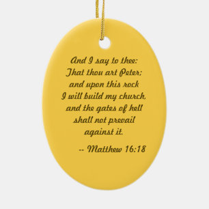 Ornamento De Cerâmica Rua. Peter the Apostle (PM 07)