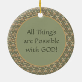 Ornamento De Cerâmica Rua. Rita da Circular de Cáscia (M 015)