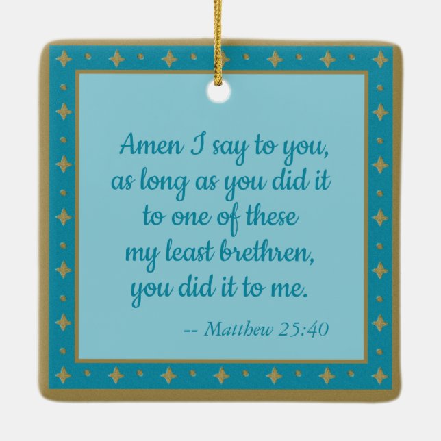 Ornamento De Cerâmica Rua. Vítima de Aloysius & Plague (M 006) (Verso)