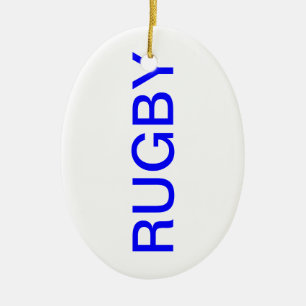 ORNAMENTO DE CERÂMICA RUGBY