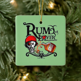 Ornamento De Cerâmica Rum lover