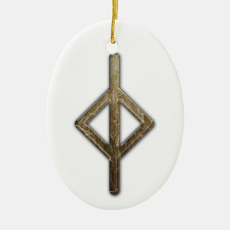 Ornamento De Cerâmica Rune mais velho Jera de Futhark