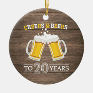 Ornamento De Cerâmica Rústicos Saúde e Cervejas a 20 anos
