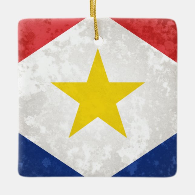 Ornamento De Cerâmica Saba (Frente)