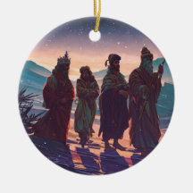 Sábios buscando o bebê Jesus