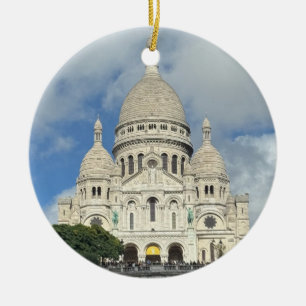 Ornamento De Cerâmica Sacre Coeur, Montmartre, Paris, França