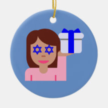 sacudir de cabelo chanukkah emoji