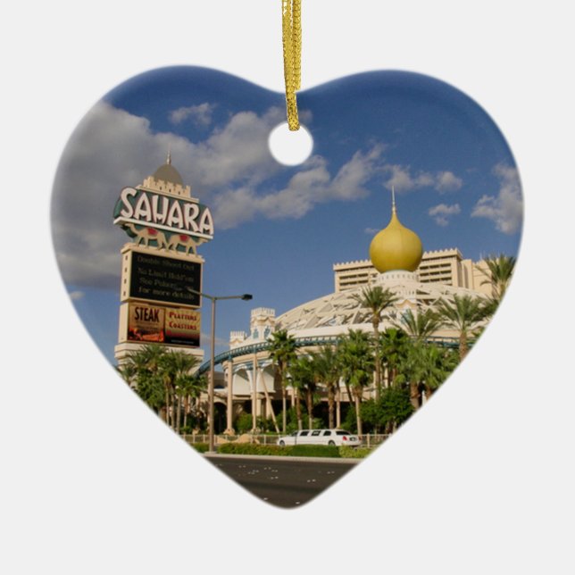 Ornamento De Cerâmica Sahara Hotel Las Vegas (Frente)
