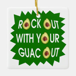 Ornamento De Cerâmica Sai Com Seu Guac