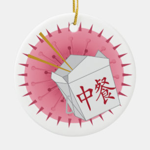 Ornamento De Cerâmica Saída chinesa - SRF
