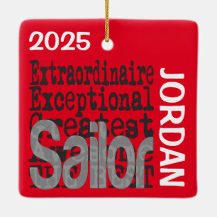 Ornamento De Cerâmica Sailor Extraordinaire CUSTOM