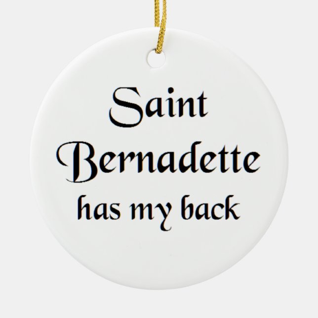 Ornamento De Cerâmica saint bernadette coffee mug (Frente)