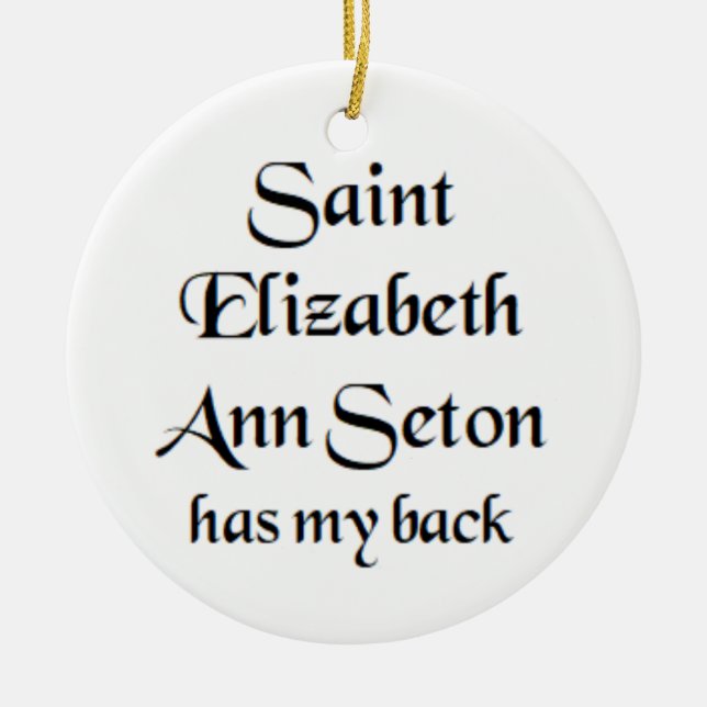 Ornamento De Cerâmica saint elizabeth ann seton coffee mug (Frente)