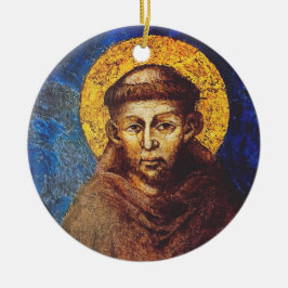 Ornamento De Cerâmica Saint Francis of Assisi The Canticle of Creation