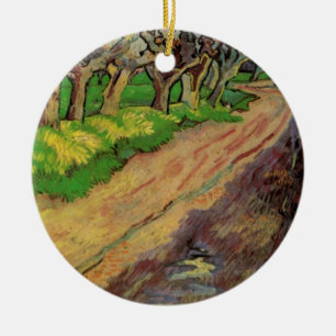 Ornamento De Cerâmica Salgueiros Recortados por Vincent van Gogh