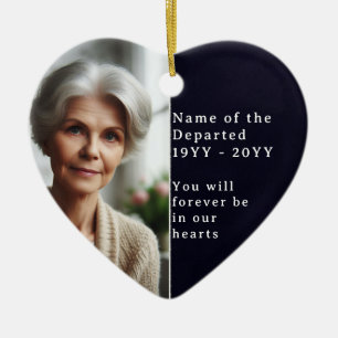 Ornamento De Cerâmica Salmo 23 Personalizado Memorial Foto Bíblia Lembra