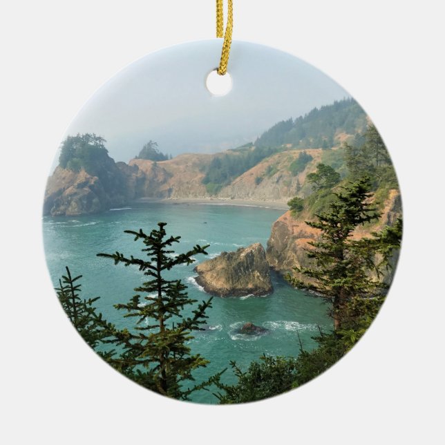 Ornamento De Cerâmica Samuel H. Boardman, Oregon Coast (Frente)