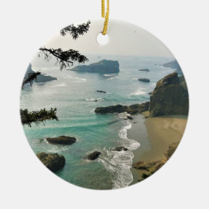 Ornamento De Cerâmica Samuel H. Boardman, Oregon Coast