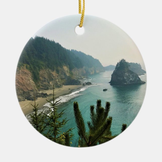 Ornamento De Cerâmica Samuel H. Boardman, Oregon Coast (Frente)