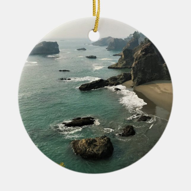 Ornamento De Cerâmica Samuel H. Boardman, Oregon Coast (Frente)