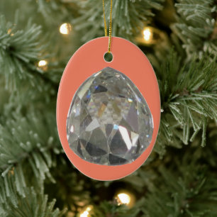 Ornamento De Cerâmica Sancy Diamond - Diamante