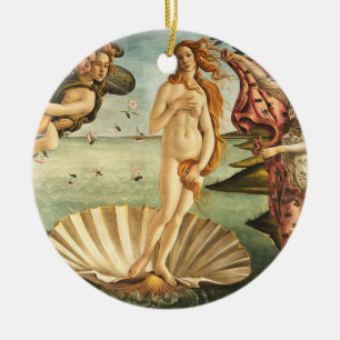 Ornamento De Cerâmica Sandro Botticelli Nascimento De Vênus