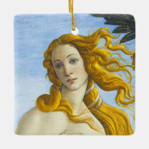 Ornamento De Cerâmica Sandro Botticelli - Nascimento do Fechamento de V