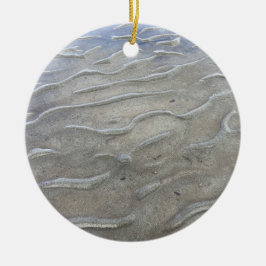 Ornamento De Cerâmica Sandy Beach Ornament