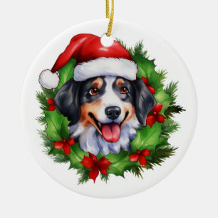 Ornamento De Cerâmica Sanita dos Cachorros Suíços