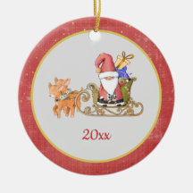 Santa Claus Reindeer Nome do Ano Leigh