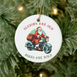 Ornamento De Cerâmica Santas Joyride Motorcycle Christmas<br><div class="desc">Aumente o espírito de feriado com nosso Papai Noel Andando na design de motocicleta. Esta Rua alegre. Nick numa bicicleta adiciona um traço de entusiasmo ao Natal! Explore a nossa coleção de presentes e ideias decorativas únicas que trazem uma reviravolta divertida para a época festiva.</div>