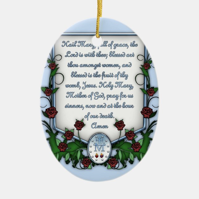 Ornamento De Cerâmica Saraiva Mary (Frente)