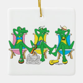 Ornamento De Cerâmica Sarasota Beach