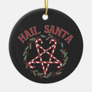 Ornamento De Cerâmica Satã Natal Krampus Xmas Devil Candy