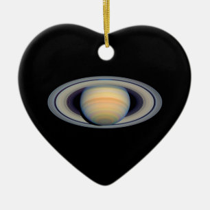 Ornamento De Cerâmica Saturn (telescópio de Hubble)