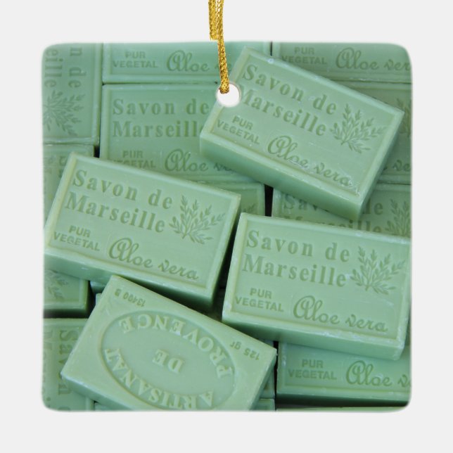 Ornamento De Cerâmica Savon de Provence (Frente)