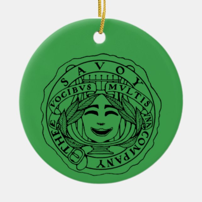 Ornamento De Cerâmica Savoy ceramic ornament (Frente)