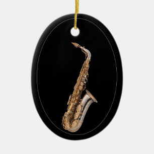 Ornamento De Cerâmica saxofone Alto