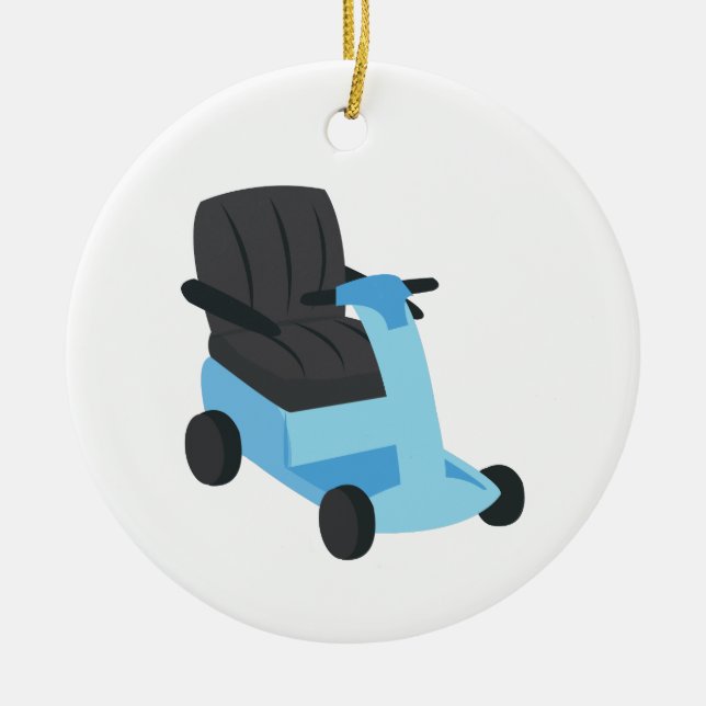 Ornamento De Cerâmica Scooter (Frente)