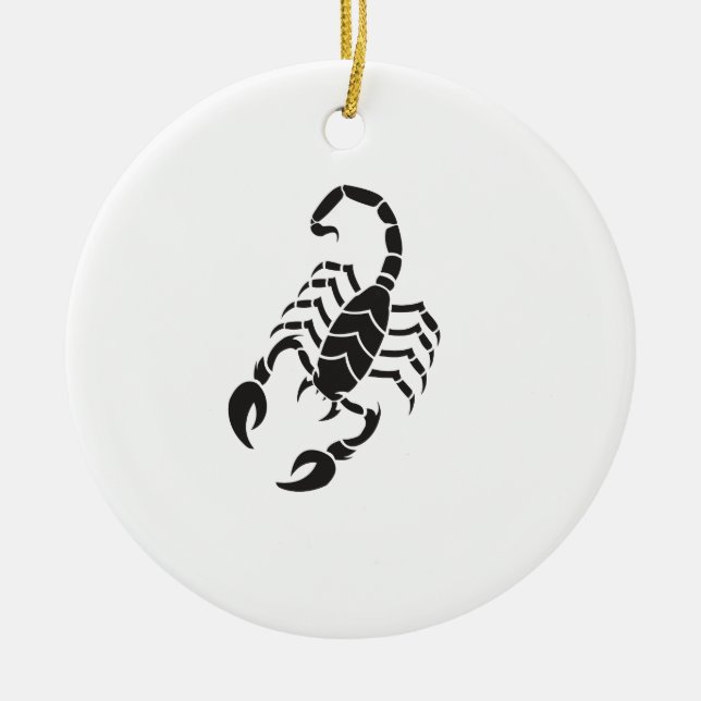Ornamento De Cerâmica scorpion.ai (Frente)