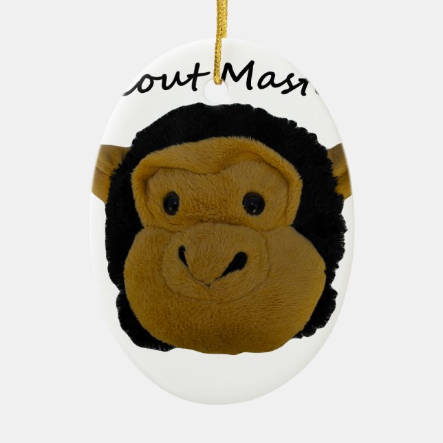 Ornamento De Cerâmica Scout mestre (Frente)