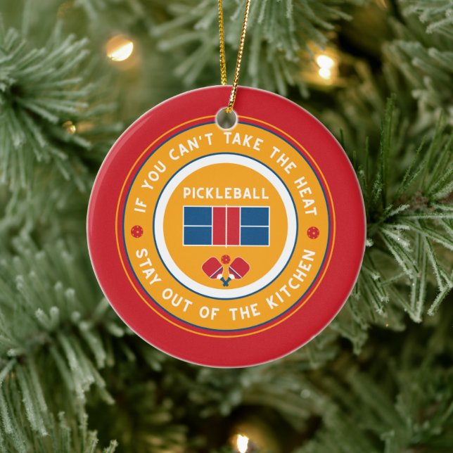 Ornamento De Cerâmica Se não aguentar o calor.... (Árvore)