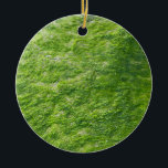 Ornamento De Cerâmica Sea Moss Green Nature Grass Beach NIMO<br><div class="desc">Projetado com legal fotografia de praia de musgo marinho!</div>