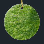 Ornamento De Cerâmica Sea Moss Green Nature Grass Beach NIMO<br><div class="desc">Projetado com legal fotografia de praia de musgo marinho!</div>