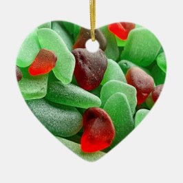Ornamento De Cerâmica Seaglass Holiday Ornament